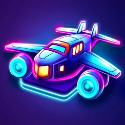 Merge Planes Neon Game Idle 图标